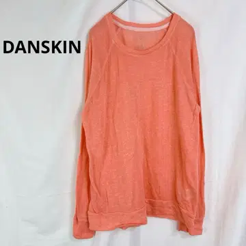 DANSKIN 긴팔 상의 [ M ] 핑크 오렌지 얇은 소재 자외선 차단