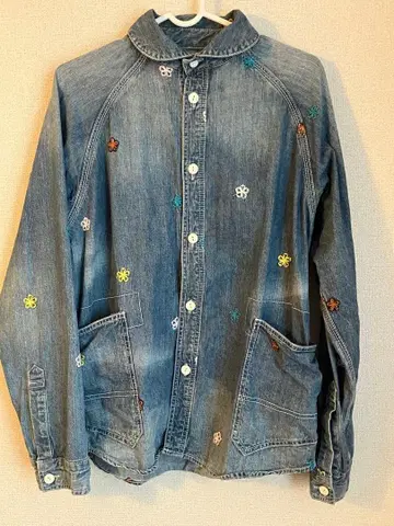 GSC 자수 데님 자켓 사이즈 3