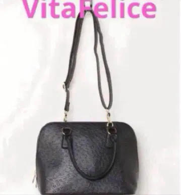 [ 새상품급 ] 비타페리체 2way 숄더백 핸드백 블랙
