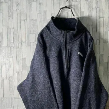 아우터 자켓 미국 수입 EddieBauer 하프 지퍼 남성용 XL