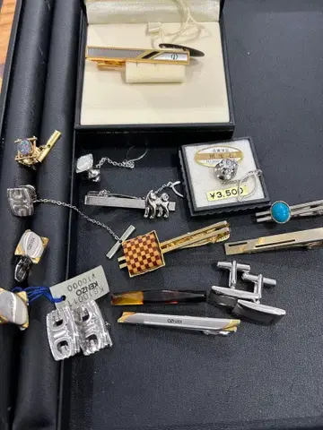 넥타이핀 커프스 묶음 판매