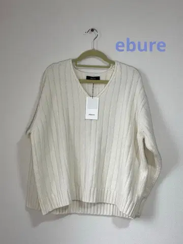 택 포함 새상품 ebure 캐시미어 니트