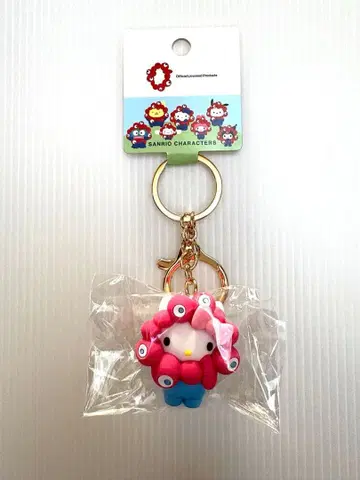 산리오 미야쿠미야쿠 키링 파스텔 키티