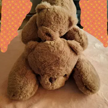 미니 고양이 봉제 인형 베어 대소 세트