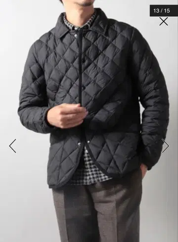 새상품급 트래디셔널 웨더웨어 WAVERLY TW DOWN 블랙