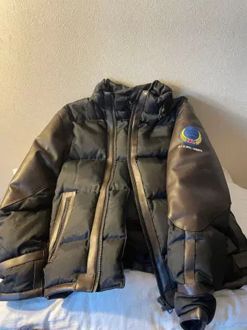 KLR SPEC / KADOYA 다운 가죽 자켓