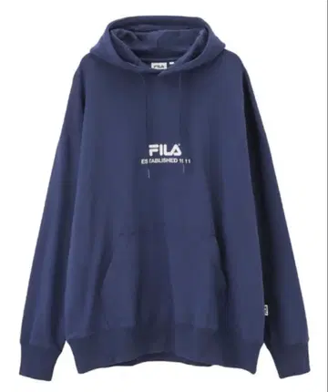 가격 인하. FILA 로고 프린트 풀 후드티