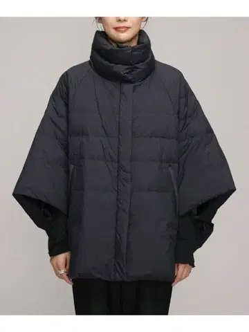 나노 유니버스 니시카와 스탠드 카라 다운 판초