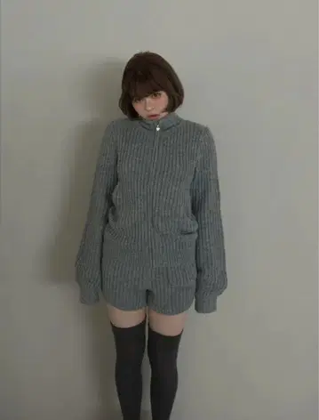 andmary Mary 로고 니트 세트 업 AM1561