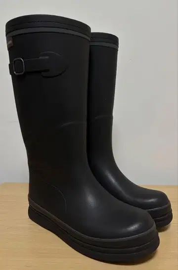 히로미치 나카노 레인부츠 22cm 블랙