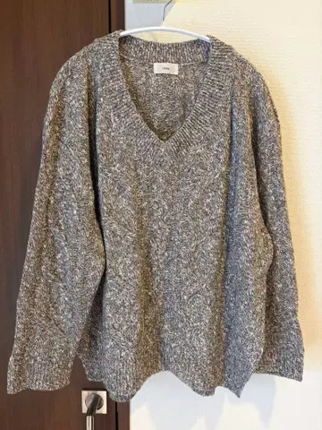 IENA MIX 케이블 V넥 풀오버 IENA