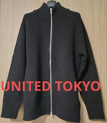 UNITED TOKYO 드라이버 니트 니트 블랙