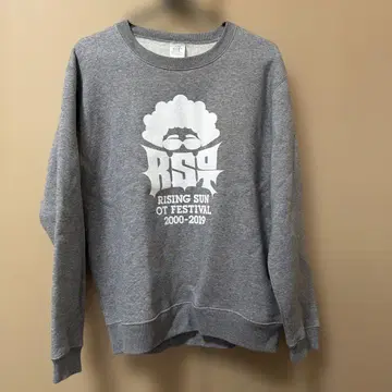 새상품급 오쿠다 타미오 x TOWER RECORDS 맨투맨 그레이 M