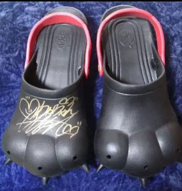 노사키 와카 친필 사인 아키바 샌들 [ 전 가면여자 ]