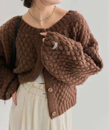 mystic 포코포코 니트 가디건