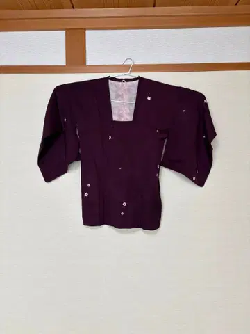 기모노 코트 보라색