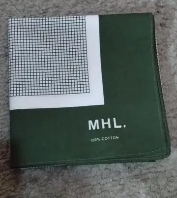 MHL. TINY CHECK SCARF 코튼 100% 스카프