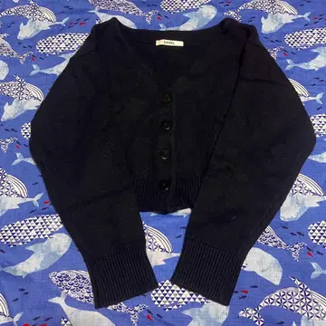 스나이델 숏 기장 니트 가디건