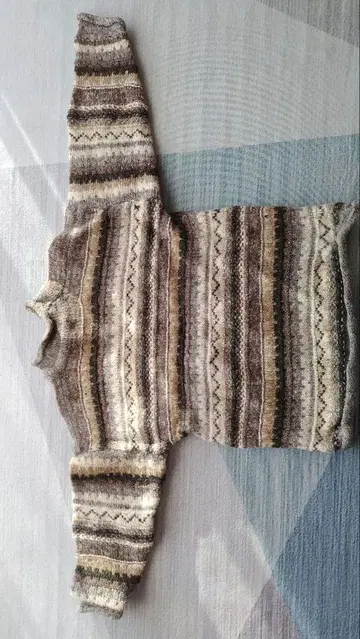 Heritage 울 스트라이프 니트 스웨터