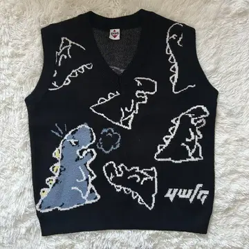 HOOK 니트 베스트 V넥