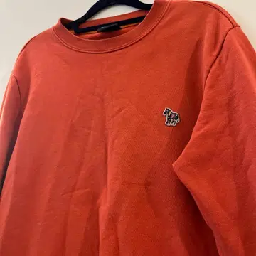 폴스미스 오렌지 컬러 크루넥 트레이닝복