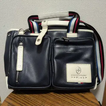 [ 새상품급 ] 까스텔바작 숄더백 네이비