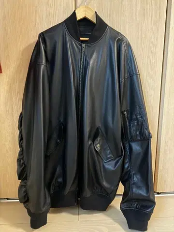 JEANASIS 가죽 자켓 블루종