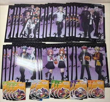 세븐일레븐 컬러풀 피치 A5 클리어 파일 스티커 총 38점