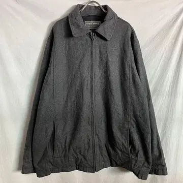 00s usa 구제 의류 울 자켓 그레이 XL y2k