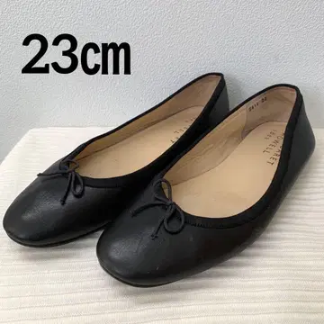 MARGARET HOWELL 23cm 펌프스 블랙 리본 블랙