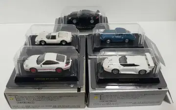 2 교쇼 1/64 서클K 땡스 포르쉐 미니카 5대 세트