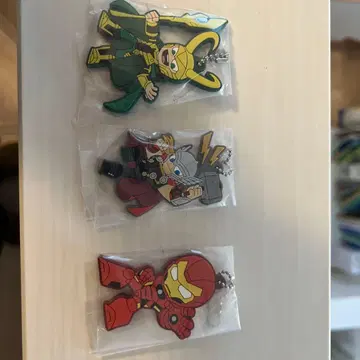 MARVEL 아크릴 키링 3개 세트