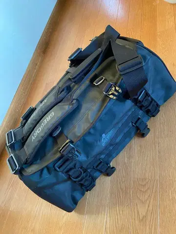 구형 로고 GREGORY 그레고리 알파카 더플백 블랙 3WAY