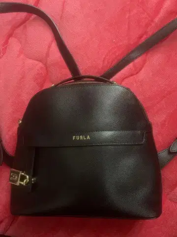 FURLA 훌라 가죽 블랙