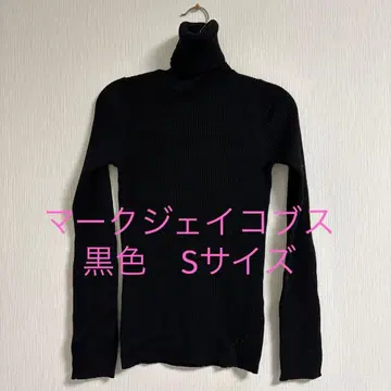 구제 의류 미사용 마크제이콥스 블랙 컬러 울 터틀넥 니트