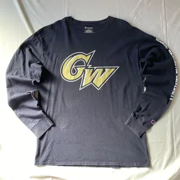 레어 00s Champion 긴팔 티셔츠 네이비 그런지 Y2K