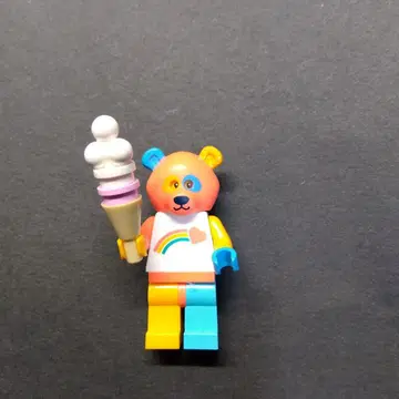 레고 블록 미니 피규어 곰 모자 캐릭터