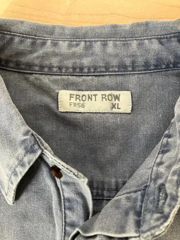 FRONT ROW 데님 셔츠 XL