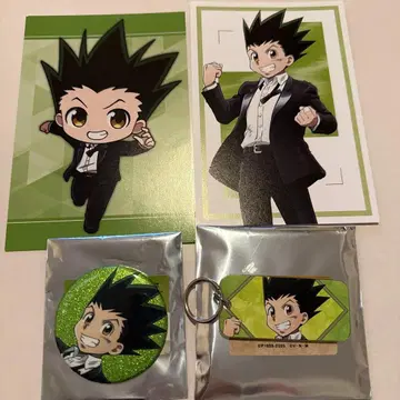 HUNTER x HUNTER 애니메이트 글리터 캔뱃지 전투 후 곤