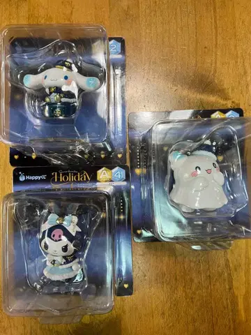 [ 미개봉 ] Happy 산리오 A상 피규어 3