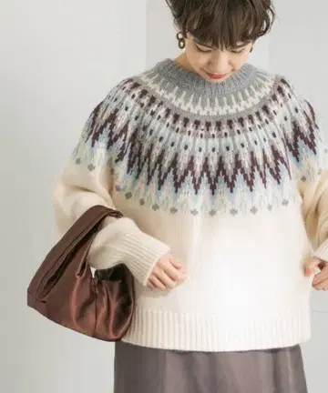 어반 리서치 노르딕 무늬 니트