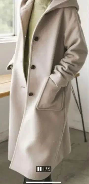 URBAN RESEARCH 오버 후드 코트