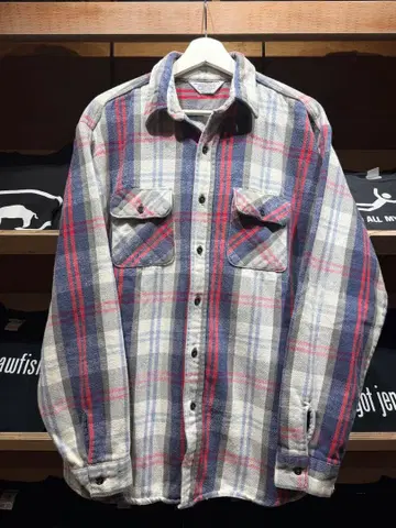 VINTGAGE(빈티지) 80s FIVE BROTHER 플란넬 셔츠