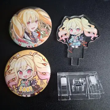 프로세카 텐마 사키 세카라이 아크릴 클립 캔뱃지 세트