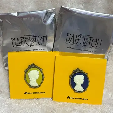 Mrs. GREEN APPLE 미세스 바벨 카메오 핀즈