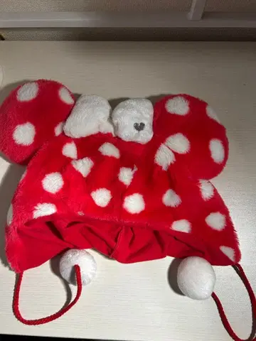 디즈니 미니 팬캡 도트 무늬