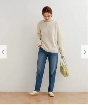 어반 리서치 도어스 코튼 슬라브 니트 풀오버