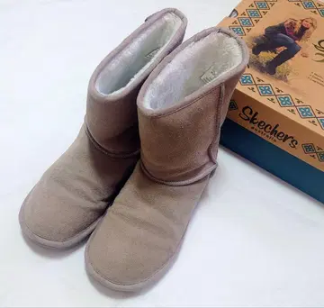 Skechers 베이지 어그 부츠 23cm
