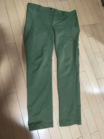 musashigear 그린 스트레이트 팬츠