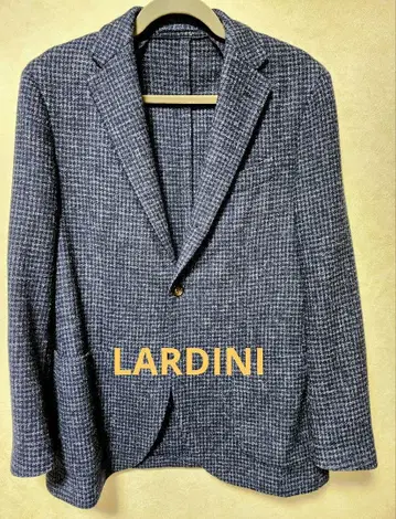 LARDINI 라르디니 하운드투스 네이비 자켓 48